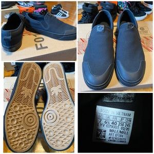 Adidas Nizza Slip Ons Black